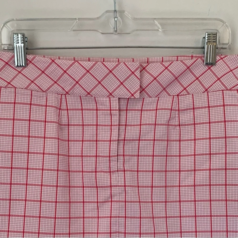 Puma Pink Sporty Checked Skort Size 12 Tennis Golf